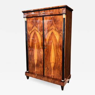 Biedermeier Armoire Walnut South Germany circa 1815 20