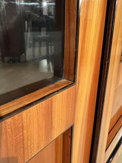 Biedermeier Bookcase Cherry Veneer South Germany circa 1820