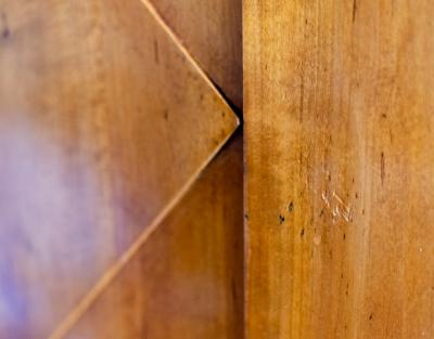 Biedermeier Cabinet Linen Press circa 1840s