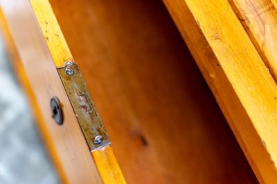 Biedermeier Cabinet Linen Press circa 1840s