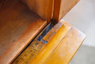 Biedermeier Cabinet Linen Press circa 1840s