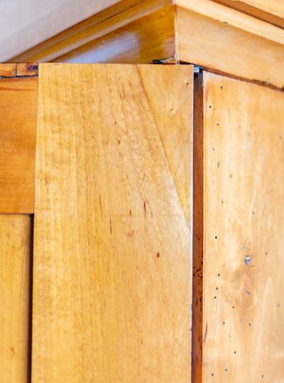 Biedermeier Cabinet Linen Press circa 1840s