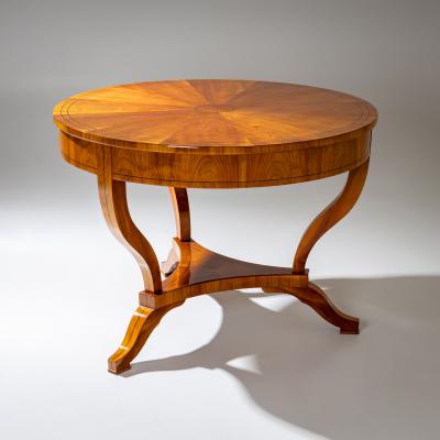 Biedermeier Cherrywood Center Table Germany circa 1820
