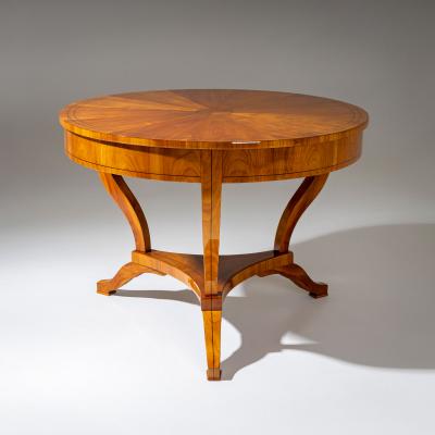 Biedermeier Cherrywood Center Table Germany circa 1820