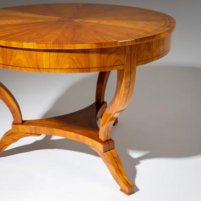 Biedermeier Cherrywood Center Table Germany circa 1820