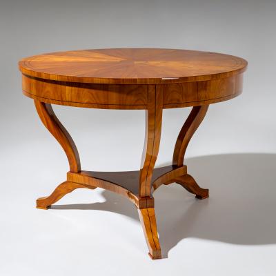 Biedermeier Cherrywood Center Table Germany circa 1820