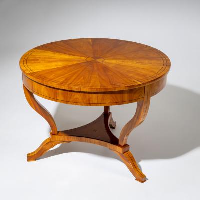 Biedermeier Cherrywood Center Table Germany circa 1820