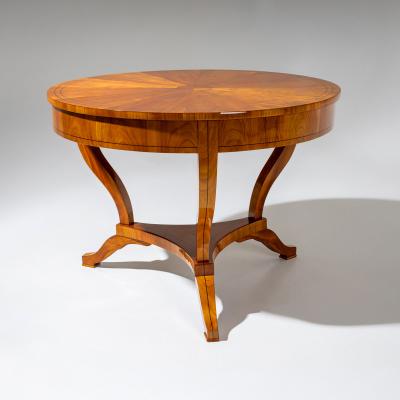 Biedermeier Cherrywood Center Table Germany circa 1820