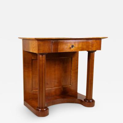 Biedermeier Cherrywood Wall Console Table 19th Century Austria circa 1860