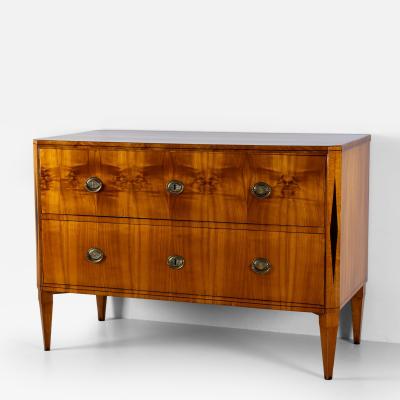 Biedermeier Chest of Drawers with Diamond Inlay circa 1820