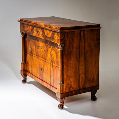 Biedermeier Chest of Drawers with Lion Paw Feet Germany Early 19th Century