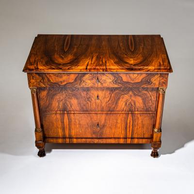 Biedermeier Chest of Drawers with Lion Paw Feet Germany Early 19th Century