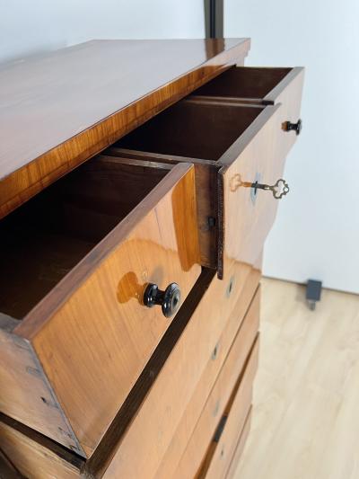 Biedermeier Chiffonier Cherry Veneer South Germany circa 1830