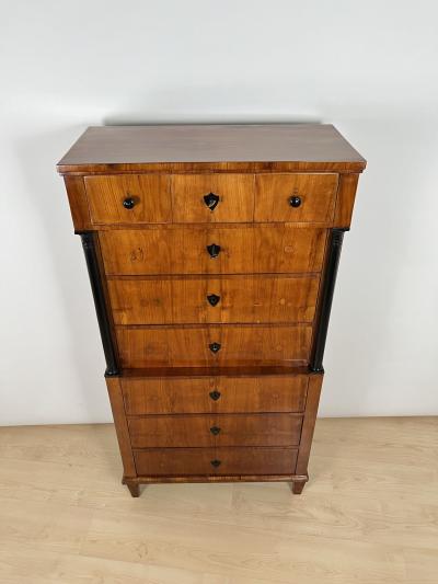 Biedermeier Chiffonier Cherry Veneer South Germany circa 1830