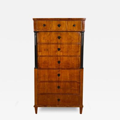 Biedermeier Chiffonier Cherry Veneer South Germany circa 1830