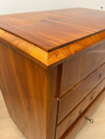Biedermeier Commode Cherry Veneer Ebonized South Germany circa 1830