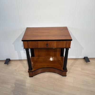 Biedermeier Console Table Cherry Veneer Two Drawers South Germany circa 1820