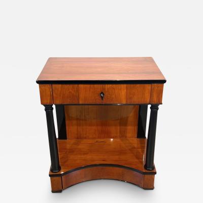 Biedermeier Console Table Cherry Veneer Two Drawers South Germany circa 1820