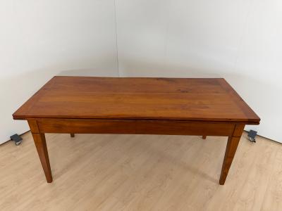 Biedermeier Expandable Table Cherry Wood Chestnut France circa 1820