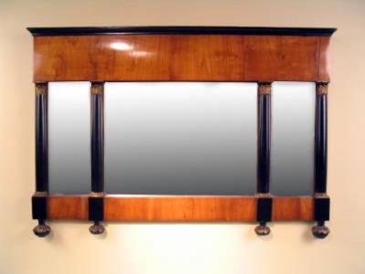 Biedermeier Fruitwood Mirror