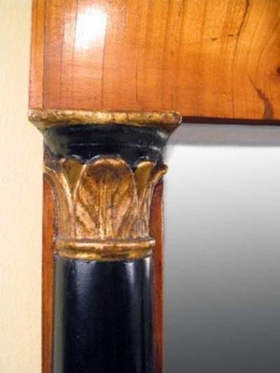 Biedermeier Fruitwood Mirror