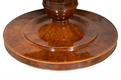 Biedermeier Mahogany And Satinwood Center Table