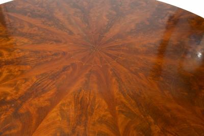 Biedermeier Mahogany And Satinwood Center Table