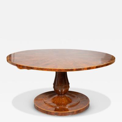 Biedermeier Mahogany And Satinwood Center Table