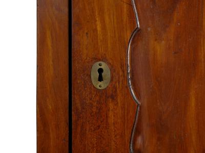 Biedermeier Mahogany Antique Armoire Wardrobe Cabinet circa 1830 50