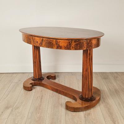 Biedermeier Oval Writing Table England circa 1920