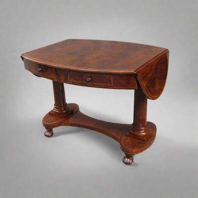 Biedermeier Period Oval Library Table desk Germany circa 1820