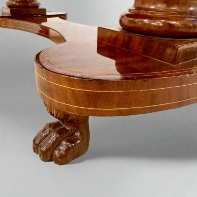 Biedermeier Period Oval Library Table desk Germany circa 1820
