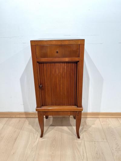Biedermeier Pillar Cabinet Cherry Veneer South Germany circa 1820