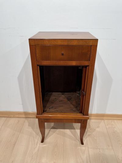Biedermeier Pillar Cabinet Cherry Veneer South Germany circa 1820