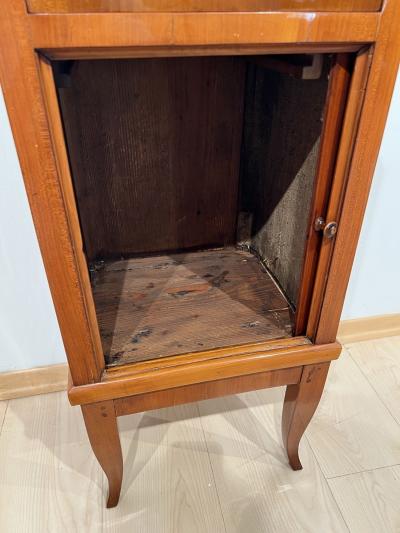 Biedermeier Pillar Cabinet Cherry Veneer South Germany circa 1820