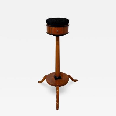 Biedermeier Sewing Stand Cherry Wood South Germany circa 1825