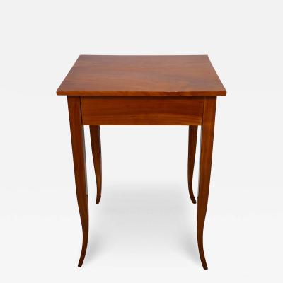 Biedermeier Side Table with Drawer Cherry Wood South Germany circa 1825