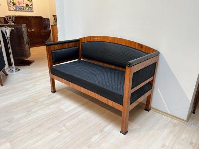 Biedermeier Sofa Cherry Veneer Horsehair South Germany circa 1830