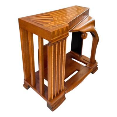 Biedermeier Style Austrian Art Deco Inlaid Console Table