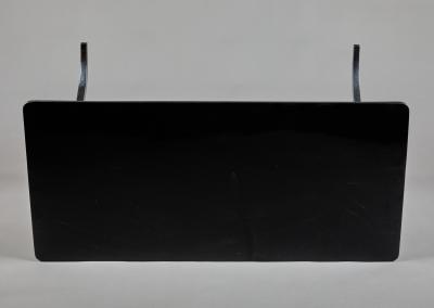 Biedermeier Style Black Lacquer Table