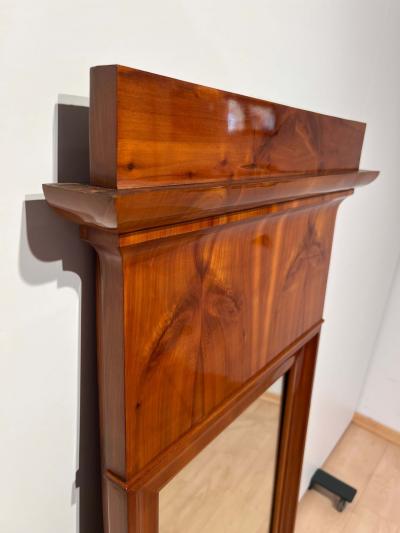 Biedermeier Wall Mirror Cherry Veneer South Germany circa 1830