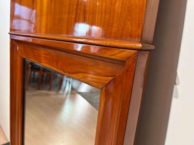 Biedermeier Wall Mirror Cherry Veneer South Germany circa 1830