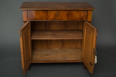 Biedermeier Walnut Secretary Chest