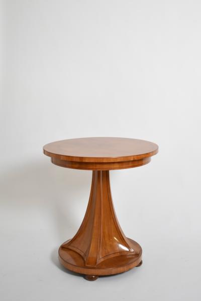 Biedermeier style pedestal table XIXth c 