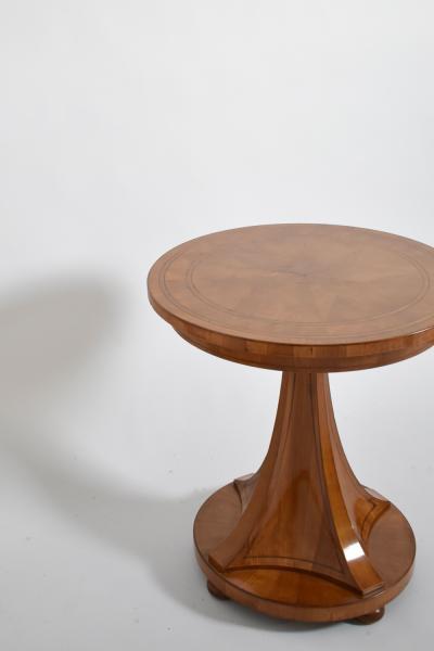 Biedermeier style pedestal table XIXth c 