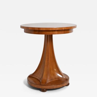 Biedermeier style pedestal table XIXth c 