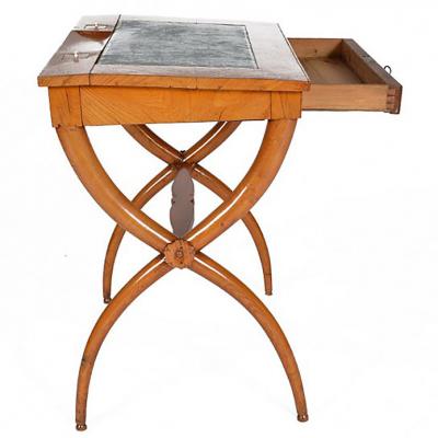 Biedermeir Slant Front Writing Desk