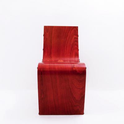 Bieke Hoet Contemporary Modern Sexibiti Chair in Red by Bieke Hoet