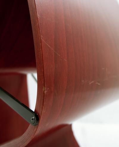 Bieke Hoet Contemporary Modern Sexibiti Chair in Red by Bieke Hoet