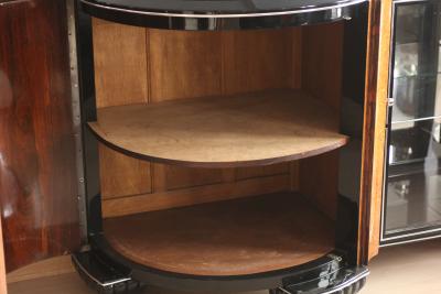 Big Art Deco Sideboard Amboyna Root and Rosewood ca 1925